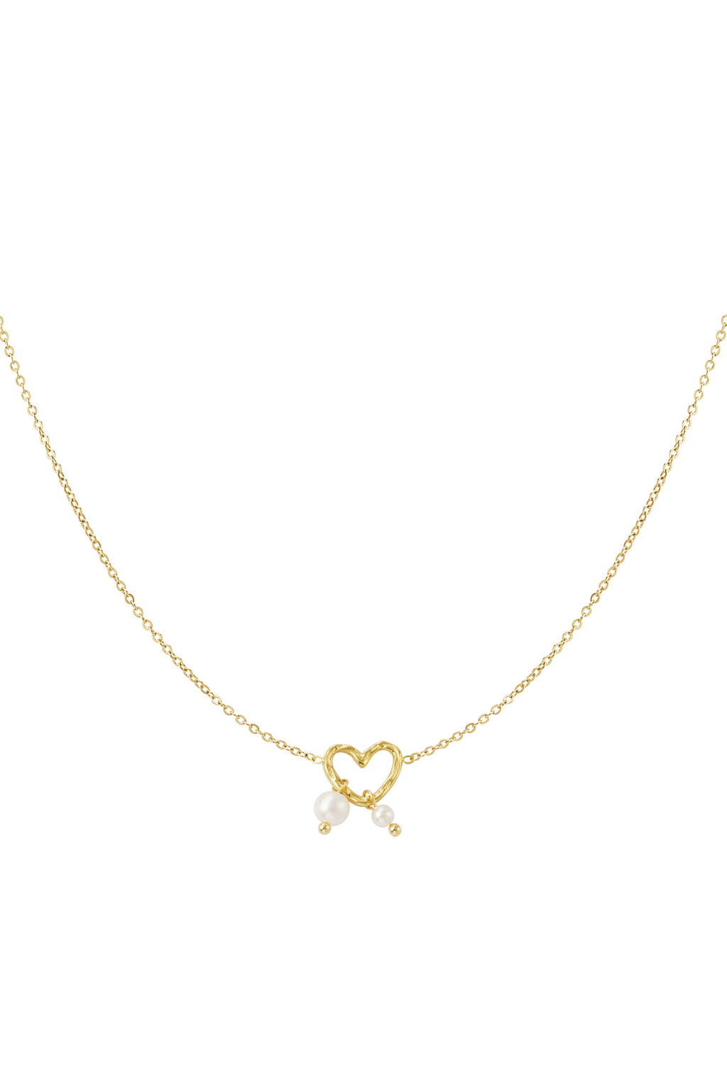 Die Halskette Nora aus Edelstahl ist ein stilvolles Accessoire, das durch seinen charmanten Herzanhänger und zwei dezente Perlen besticht. Der Herzanhänger symbolisiert Liebe und Verbundenheit, was die Kette ideal als Geschenk oder als Ausdruck der eigenen Persönlichkeit macht.