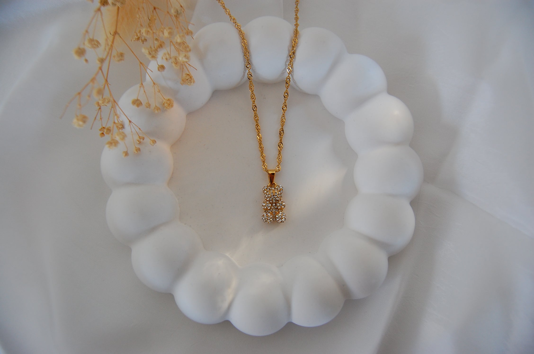 TEDDY ZIRKONIA HALSKETTE