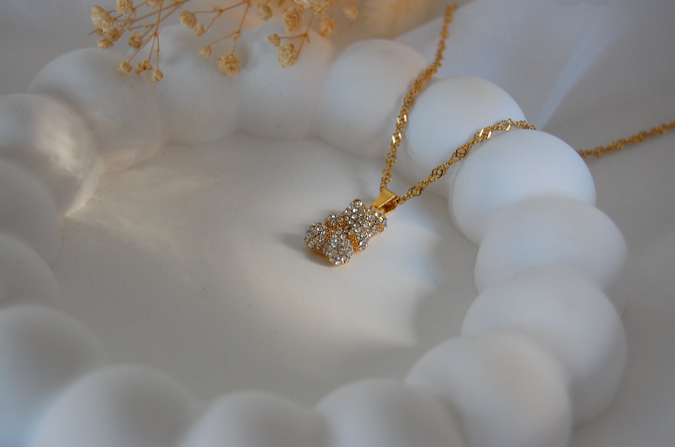 TEDDY ZIRKONIA HALSKETTE