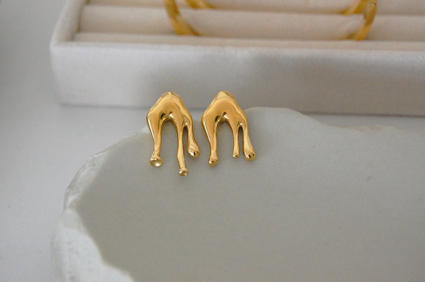 LAVA GOLD OHRRINGE