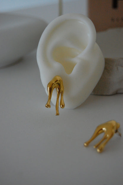 LAVA GOLD OHRRINGE