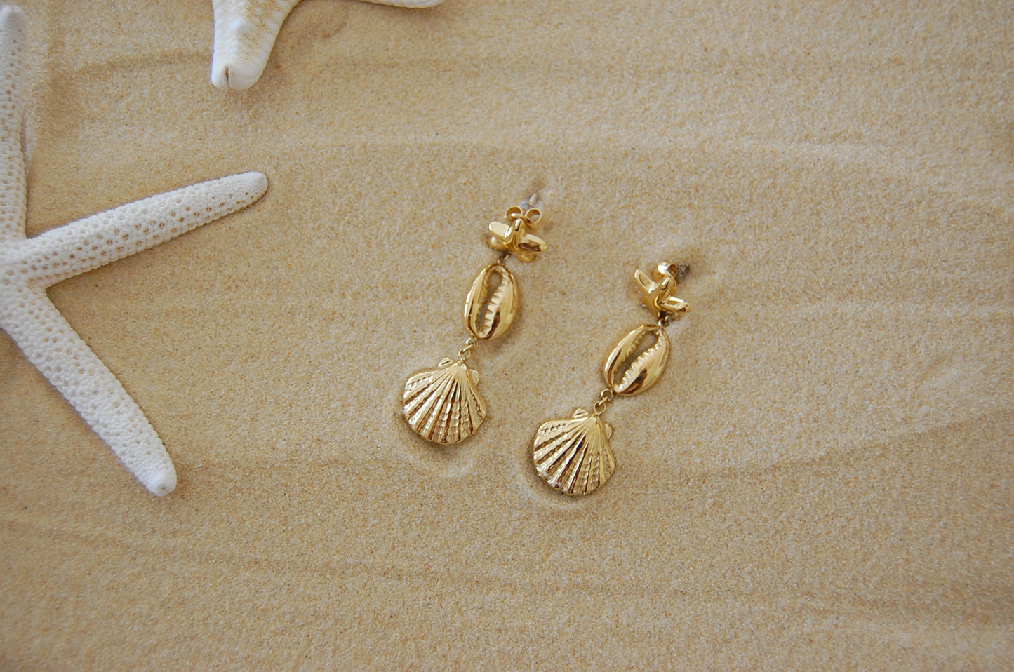 SHELLS AND STARS OHRRINGE