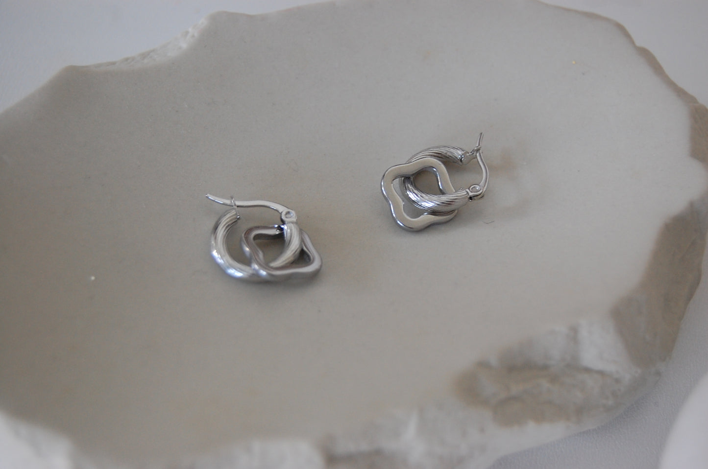 TWISTY SILBER OHRRINGE