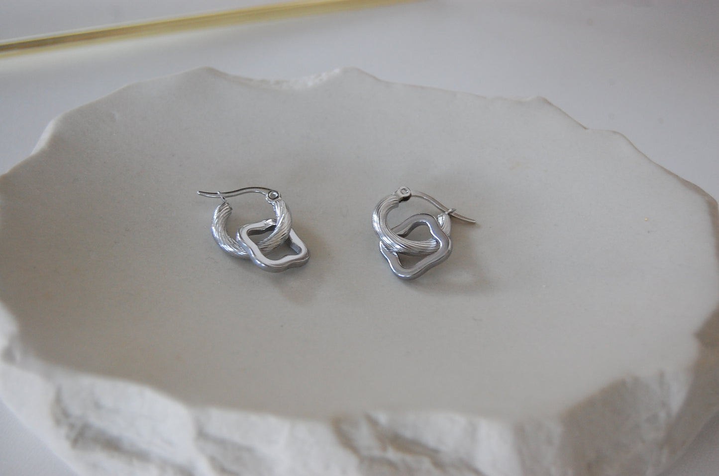 TWISTY SILBER OHRRINGE