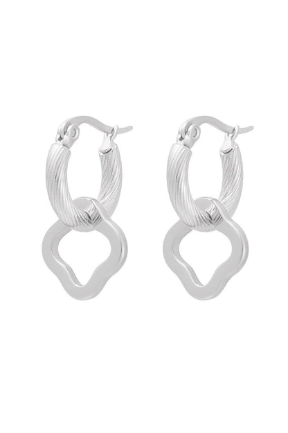 TWISTY SILBER OHRRINGE