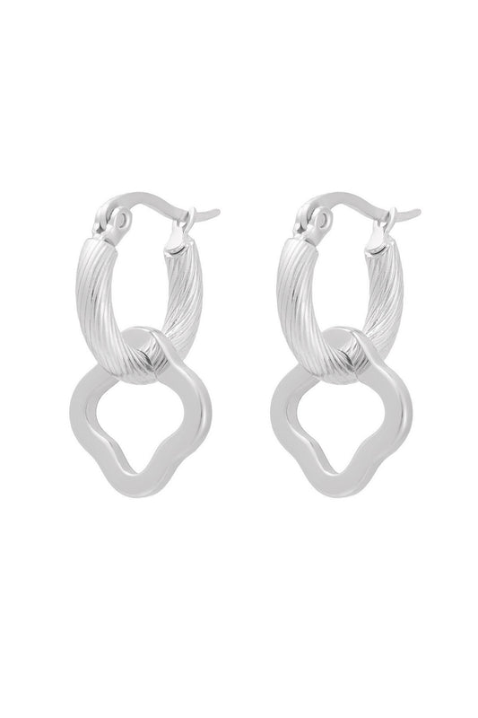 TWISTY SILBER OHRRINGE